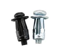 Vis À Expansion 5/10Pcs Molly Jack Écrou Pince D'expansion Pétale Forme Métal Rivet Boulon Ensemble M4 M5 M6 M8(Nut Only M6(Silver),10 Pcs)