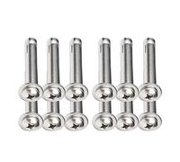 Vis à expansion, Boulons à vis d'expansion en acier inoxydable, 12 pièces, tête cylindrique, manchon de vis d'expansion croisée, boulon d'ancrage, ancrages de fixation robustes(M8x100)