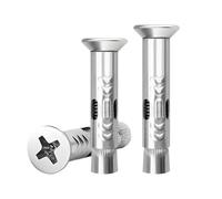 Vis à expansion cruciformes tête fraisée en acier inoxydable 304 M6/M8/M10/M12, longueurs: 50/55/60/65/70/75/80/85/100/120/150mm (55mm (10pièces), M6)(80mm(10pcs),M8)