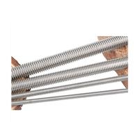 Vis à Goujon à Double Extrémité Tige Filetée, 1-20Pcs/Lot Vis Complète en Acier Inoxydable DIN975 M8M10M12*L Boulon à Tête Dentée à Travers Le Fil sans Tête(M12 (5pcs),140mm)