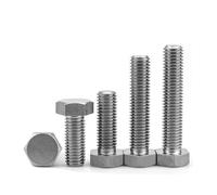 Vis à hexagone externe TA2 en titane pur M6 M8 M10(M6x30mm 10pcs)