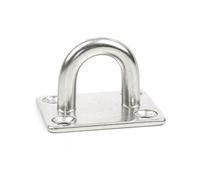 Vis à œil, 1 pièce agrafe crochet mural tampon fixe plaque à œillets boucle de porte de pont en forme de U cintre de montage de plafond (couleur : D1, taille : 6 mm) (couleur : rectangle, taille : 12