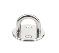 Vis à œil, 1 pièce agrafe crochet mural tampon fixe plaque d'oeil pont boucle de porte en forme de U cintre de plafond (couleur : D1, taille : 6 mm) (couleur : rond, taille : 9 mm)