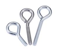 Vis à œil de chèvre en acier inoxydable 304, crochet à dents for machine à fermeture à œil de mouton M3 M4 M5 M6 M8 M10(M3x16(40pcs)304)