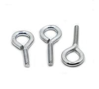 AYYSSM Vis à œil de Mouton en Acier zingué, Crochet fermé avec Anneau de Levage, Boulon à œil en Corne de Mouton M3 M4 M5 M6 M8 M10(70mm,M5 5pcs)