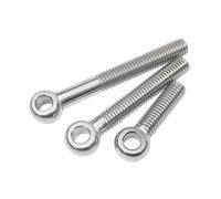 Vis à œil en acier inoxydable 304, boulon de liaison anneau, trou coulissant Fisheye M14-M24 GB798(Half Thread,170MM-M24-1PCS)