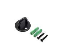 Vis à œillets, 1 crochet de plafond avec vis en forme de U agrafe de verrouillage cintre en acier inoxydable plaque d'oeil maison/extérieur/marin 33 mm/40 mm/50 mm (taille : argent M) (taille : noir M