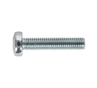 Vis À Machine Sealey M5 X 25Mm Tête Pan Pozi Zinc Paquet De 50 MSP525