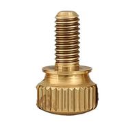 Vis à main moletée à tête haute en laiton Double couche avec marches, boulons de boîtier d'ordinateur Double couche en cuivre pur M3 M4 M5 M6 M8 M10 1 à 5 pièces(16mm,M10 (1Pcs))