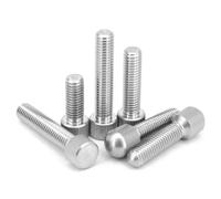 Vis à main petite tête plate ronde en acier inoxydable 304, boulons moletés une extrémité, assortiment M2 .5 10 pièces(M2.5 * 8 [10 pieces])