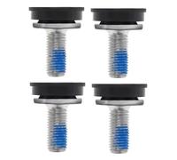 Vis à Manivelle pour Vélo, 8 mm Vis de Fixation Hexagonales, Boulons de Pédalier Boulons d'Essieu Étanche pour Pédalier de Vélo, avec Bague d'ÉtanchéIté, Accessoires Serrage de Manivelle, 4 Pièces