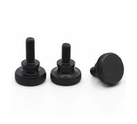 Vis à métal 2/5pcs Black Steel Knurl High Step Head Hand Tighten Thumb Screw M3 M4 M5 M6 Curtain Wall Glass Lock Thumbscrew Adjust (Size : 8mm, Color : M3 5pcs)