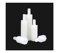 Vis à métal 20/50pcs mâle à Femelle Blanc/Noir PCB Nylon entretoise M2 M2.5 M3 M4 * L + 6 colonnes vis d'espacement en Plastique Longueur: 5-50mm (Color : White, Size : M3x30-6mm (50pcs))