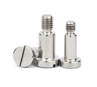 Vis à métal Bouchon Fendu en Acier Inoxydable 304, M2 M2.5 M3 M4 M5 M6 M8, Arbre positionné, épaule étagée, vis de Limite, Boulon de roulement, 1/2 pièces (Color : 16mm (1pcs), Size : (D3.5) M2.5)