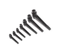 Vis à métal Poignée de Fixation Interne à Filetage Femelle M4 M5 M6 M8 M10 M12, Levier de Serrage, Machine de Verrouillage réglable, écrou Hexagonal de Traction Externe 1 pièce (Color : M5)