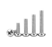 Vis à métaux à petite tête cylindrique à empreinte croisée, en acier inoxydable 304, M2 M2.5 M3 M4 M5 M6 M8, Mini fixation à tête cylindrique GB823(30mm,M4 20pcs)
