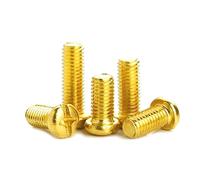 Vis à métaux à tête ronde Phillips en laiton M2 M2.5 M3 M4 M5 M6, fixation de réparation(M5 10pcs,12mm)
