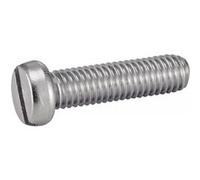 Vis à métaux tête cylindrique fendue inox A2 DIN84 5X10 boîte de 200 - ACTON - 622105X10