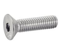 Vis à métaux Acton tête fraisée 6 pans creux inox A2 ISO 10642 Noir G