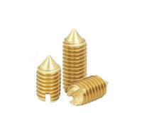 Vis à métaux fendue/sans tête/fixation en laiton M2 M2.5 M3 M4 M5(100pcs M2.5x8)