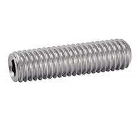 Vis à métaux sans-tête hexagonale creuse bout cuvette inox A2 DIN 916 10X12 boîte de 100 - - 6220710X12