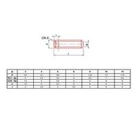 Vis à métaux sans-tête hexagonale creuse bout plat brut 45H DIN 913 10X20 boîte de 200 ULTIMA STHCPLT10X20