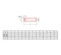 Vis à métaux sans-tête hexagonale creuse bout plat brut 45H DIN 913 12X35 boîte de 100 ULTIMA STHCPLT12X35