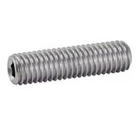 Vis à métaux sans tête hexagonale creuse bout plat DIN 913 6X45 boîte de 100 ACTON 642046X45