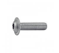 Vis à métaux tête cylindrique bombée à embase 6 pans creux inox A2 IOS 7380 - 4X20 - x200 ACTON