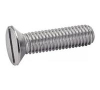 Vis à métaux tête fraisée fendue inox A2 DIN 963 4X30 boîte de 200 - ACTON - 622084X30