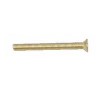 Vis à métaux - tête fraisée - filetage total - 6x40 mm - 25 pièces BRICOZOR