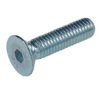 Vis à métaux tête fraisée hexagonale creuse classe 10.9 DIN 7991 zinguée 8X20 boîte de 200 - FHC8X20ZING