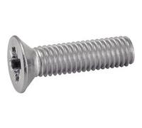 Vis à métaux tête fraisée pozidrive A4 DIN 965 6X10 boîte de 200 - ACTON - 642146X10 Noir G