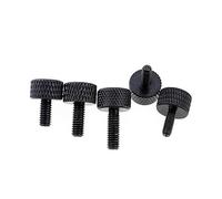 Vis à molette，Color Knurled Thumb Bolts， Vis à pouce M2 noires, serrer à la main, vis moletées, fixation d'étrier, vis d'objectif de caméra, positionnement, Micro boulon en acier au carbone, 10 pièces