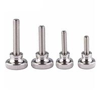 Vis à molette moletées Vis moletée à tête étagée for verrouillage manuel du vitrage de mur-rideau(M2x5mm 25pcs)