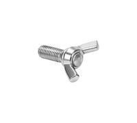 Vis à oreilles DIN316 en acier inoxydable 304, M4 M5 M6 M8 M10, boulons ronds, serrage à la main, pouce, aucun outil nécessaire, prise facile(25mm,M4 10pcs)