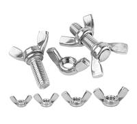 Vis à oreilles, Écrous à oreilles en acier inoxydable, plusieurs tailles, paquet de 3 50 pièces, serrage manuel(M12 3PCS)