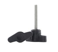 Vis à oreilles M4 M5 M6 M8 en acier inoxydable, poignée en forme de Z, bouton de réglage mécanique, vis à oreilles à oreilles(45mm,27-M6 4pcs)