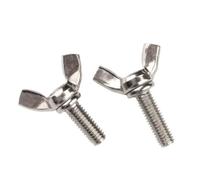 Vis à oreilles papillon M3 en acier inoxydable, 10 pièces, for machines, équipement de meubles(10mm)