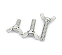 Vis à oreilles, vis moletées à tête papillon à serrage manuel, acier inoxydable 304 (DIN316), M3 à M12, longueur 6-150 mm(M5x40mm-5pcs)