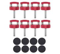 Vis à pouce à dégagement rapide en alliage d'aluminium, anneau de fixation en D, installation facile, boulon de retrait du toit rigide pour Wrangler JK JL JT, 8 pièces