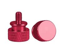 Vis à pouce en aluminium for boîtier d'ordinateur, M5 M6, boulons de poignée moletés, couleurs anodisées L=5-20mm,5 pièces(Dark Red,M6x14)