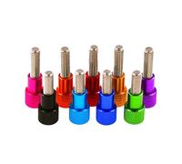 Vis À Pouce Moletée En Aluminium M6, Tête En Alliage D'Aluminium, Vis À Main En Acier Inoxydable, 5 Pièces,Rose,M6x60