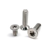 Vis à six lobes Torx à tête fraisée plate en acier inoxydable 304 A2, 5/10/50 pièces, M2, 0,5, M3, GB2673(20mm,M2.5 50pcs)