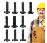 Vis à six pans creux - Filetage complet 10 pièces 2 cm, fixation en acier inoxydable | Matériel de fixation automobile, ensemble de réparation de meubles pour utilisation d'installation de