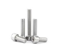 vis à six pans creux, Vis à douille hexagonale fine et basse tête courte, 10 pièces/lot(4mm,M3)