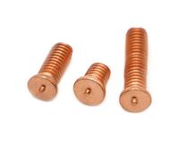 Vis à souder par points, Goujon plaqué cuivre en acier au carbone M3-M10, vis de soudage par points, Point soudure, boulon à clous(6mm,M6 10pcs)