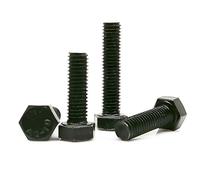 Vis à Tête 1/2 / 5/10 / 20pcs M3 M4 M5 M6 M8 M10 M12 GB5783 DIN933 Hex externe en acier inoxydable noir A2-70 304 Boulon à vis à tête hexagonale (Length : 30mm, Taille : 5pcs M5)