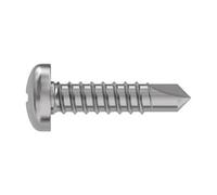 Vis à tête bombée en acier, 3,5 mm x 19 mm, vis autoforeuses, fixations, matériel, Qté.100 | 3,5 x 19 PPSTDX Z100 DIN7504