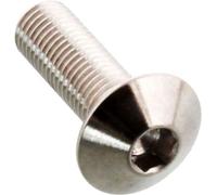 Vis à tête bombée JMP Bolt M4x0,5mm 12mm acier inoxydable V4A